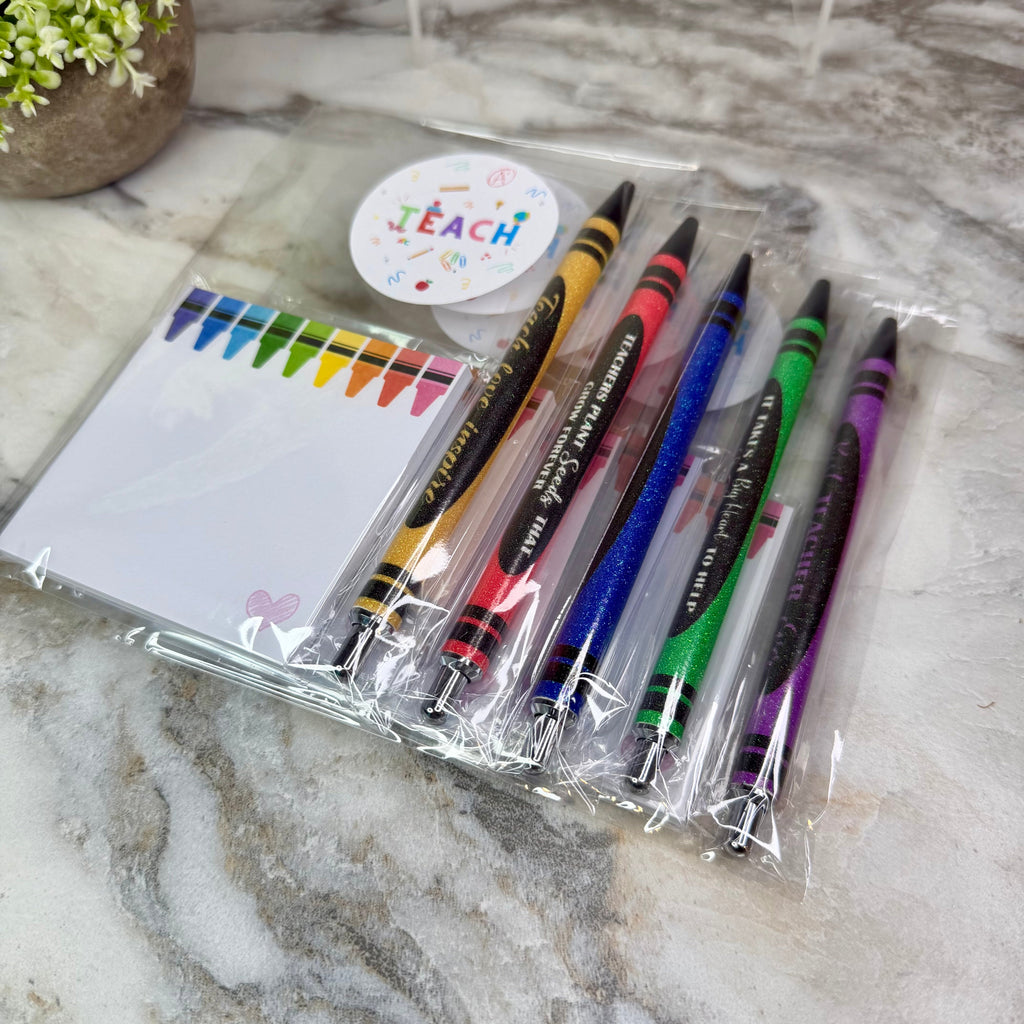 Bundled Set - Crayon Teach Teacher
