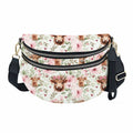 The Roni Nylon Crossbody - Highland Cow Pink Floral