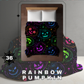 Blanket Halloween #36 - Rainbow Pumpkin - PREORDER
