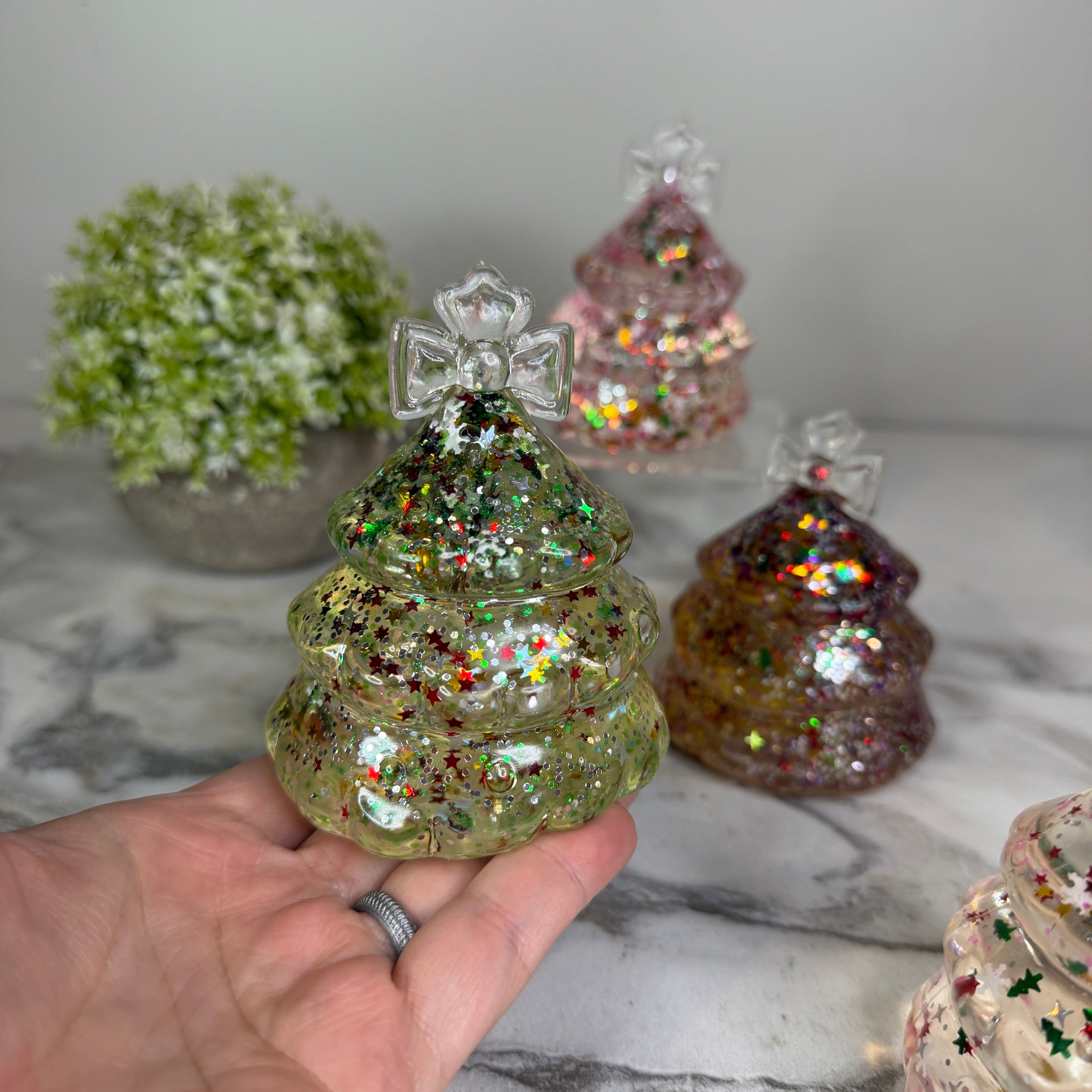 Squishy Toy - Christmas Glitter Tree