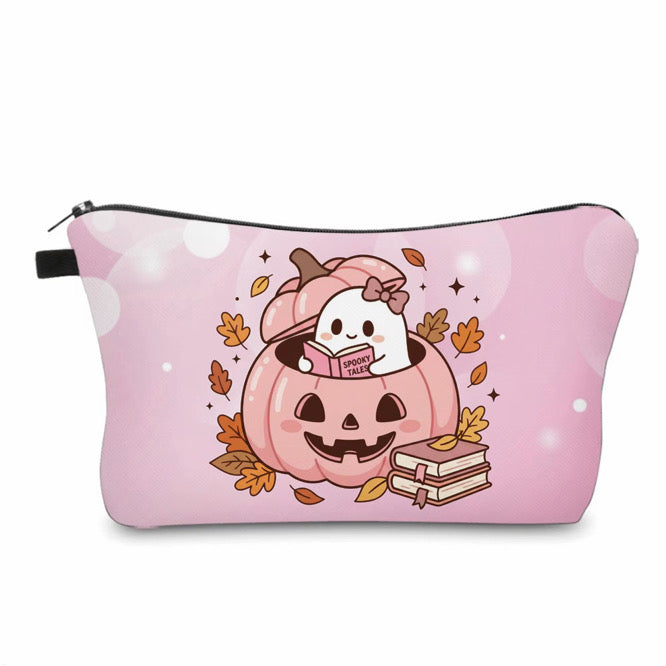 Pouch - Halloween Fall Ghost Pumpkin Book