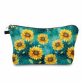 Pouch - Floral Sunflower Teal