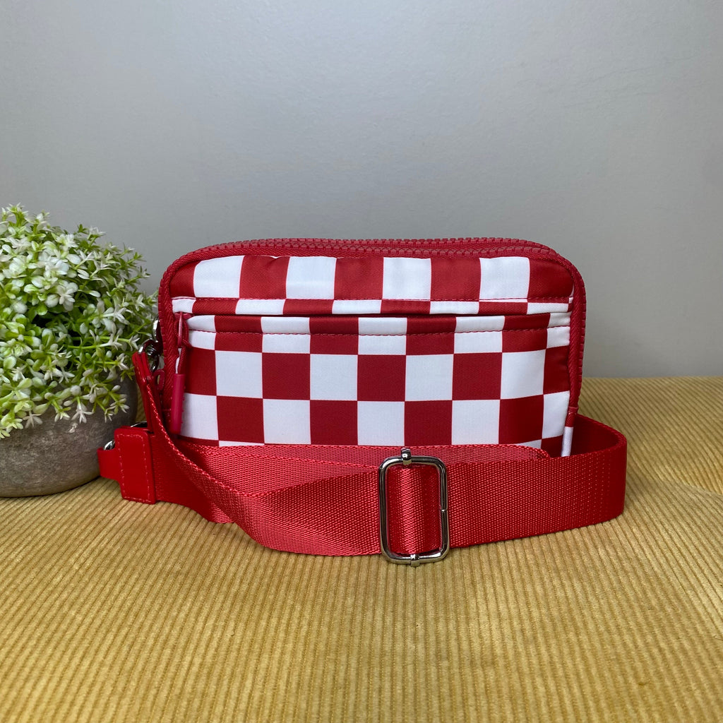 Remi - Nylon Crossbody Checkered