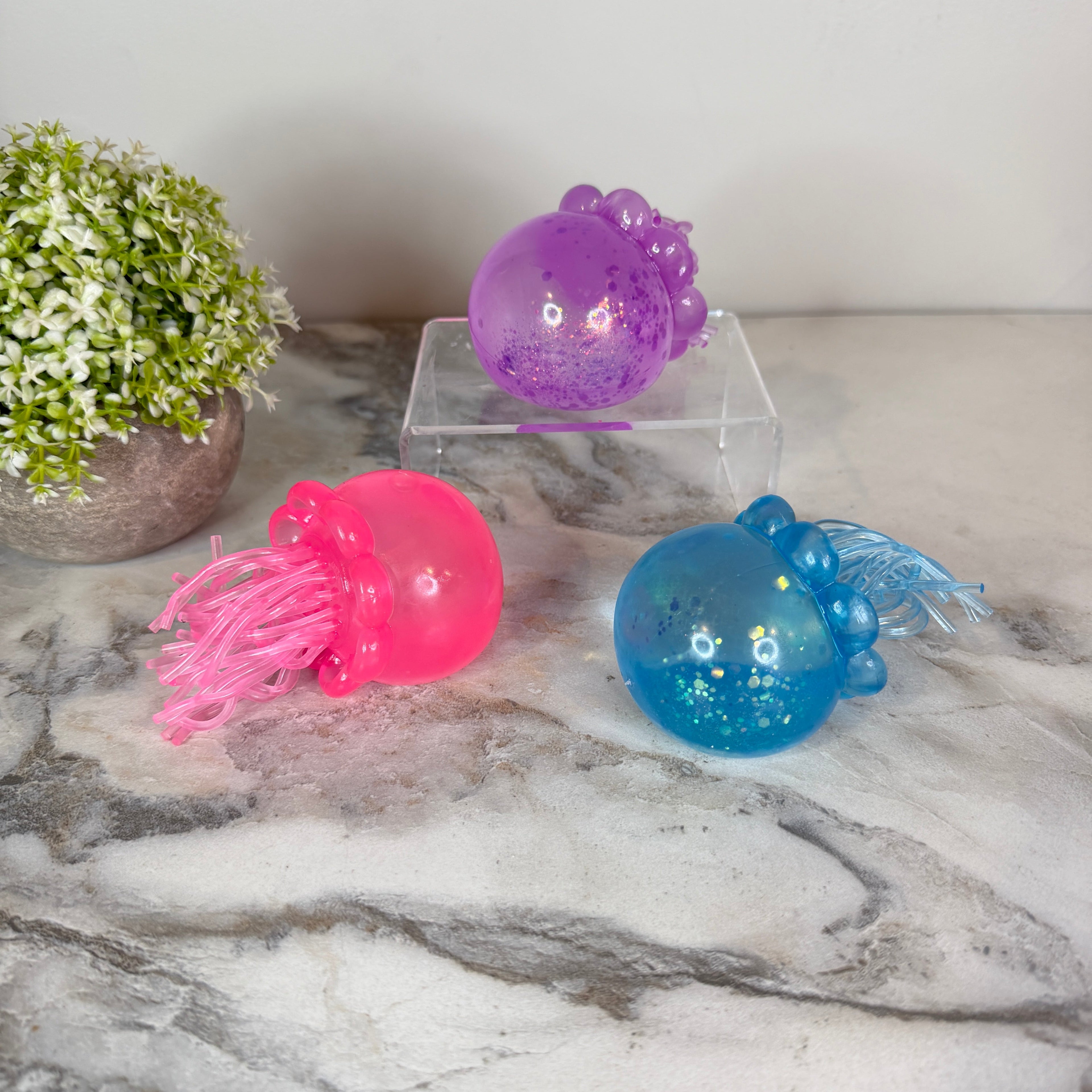 Squishy Toy - Glitter Jellyfish