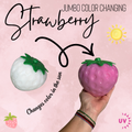 Squishy Toy - Color Changing Strawberry Dough, Jumbo