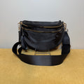 The Roni Nylon Crossbody - Solid Black