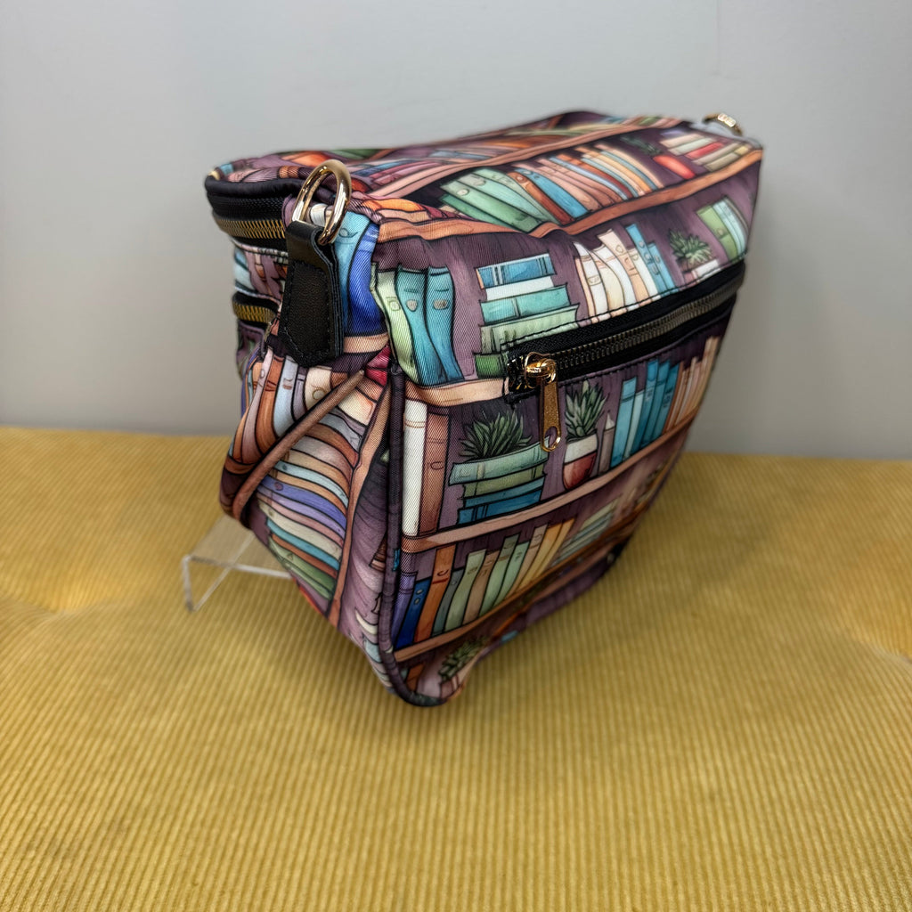 The Roni Nylon Crossbody - Book Shelf