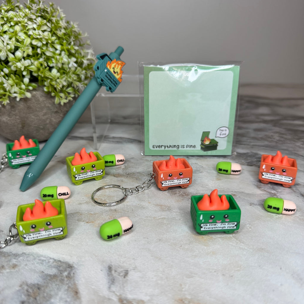 Bundled Set - Everything Is Fine Dumpster Fire