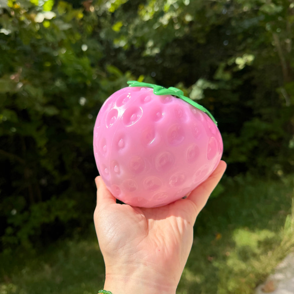 Squishy Toy - Color Changing Strawberry Dough, Jumbo