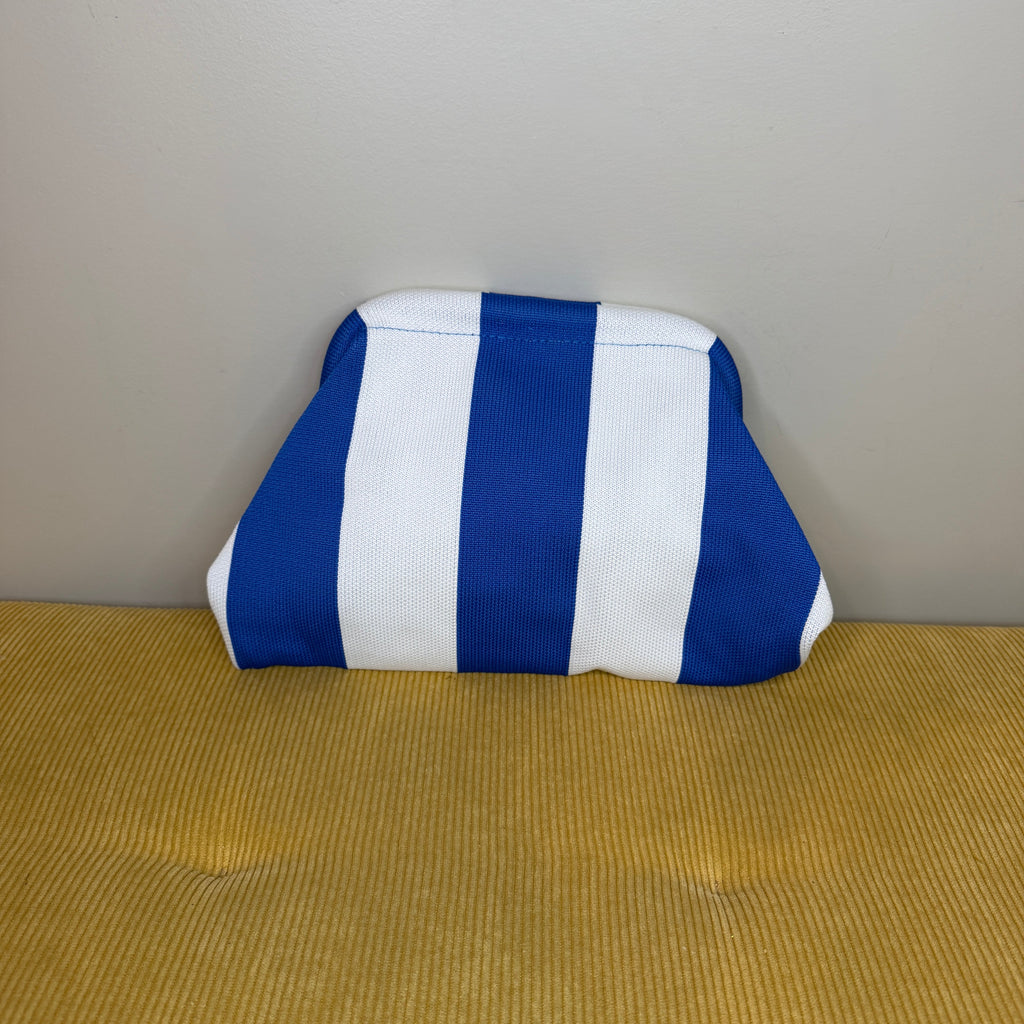 Emma Travel Clutch - Stripes + Chevron