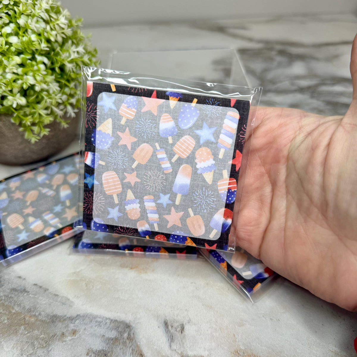 The Sticky Note Collection - America Fireworks Popsicle