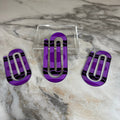 Jumbo Paperclip - Purple Crayon