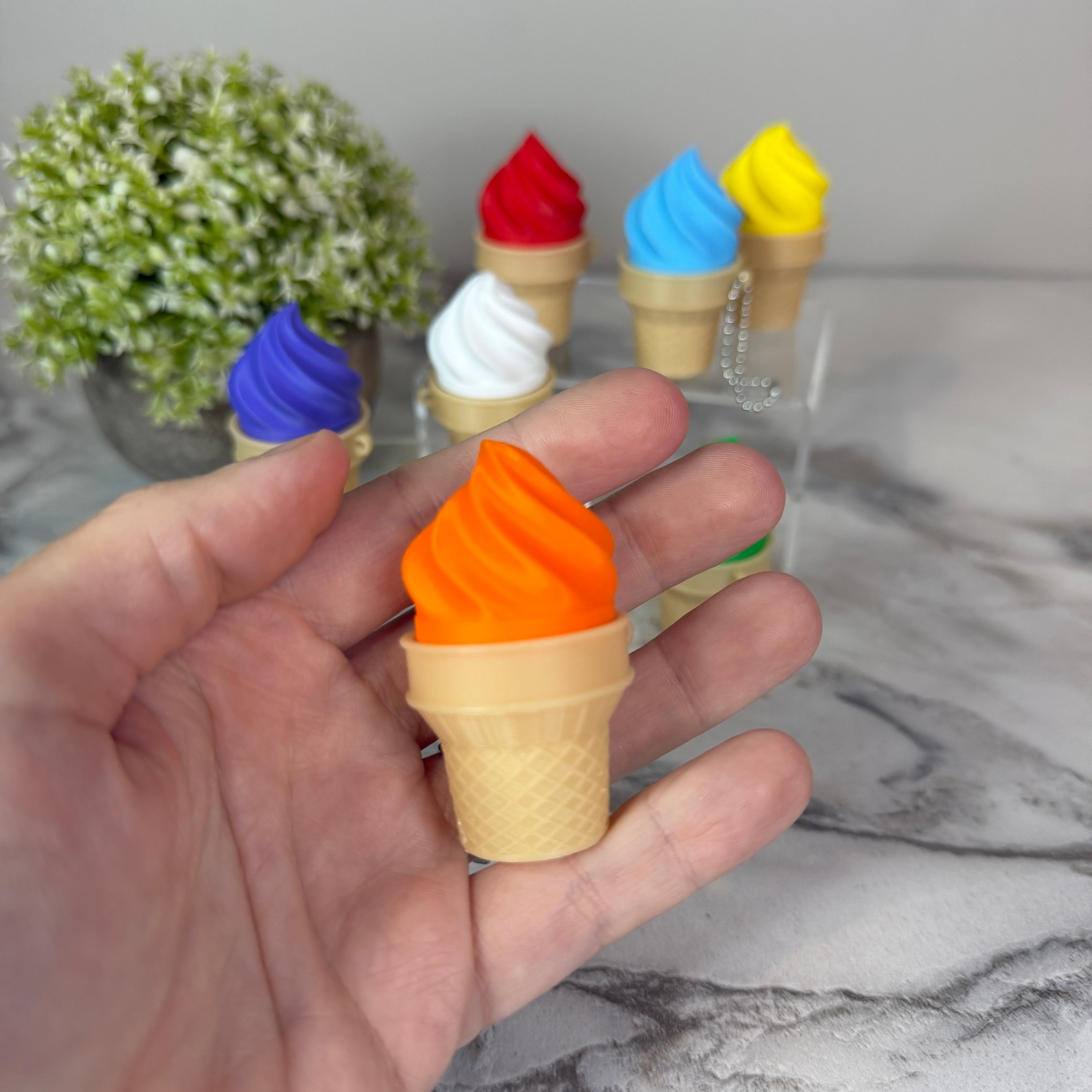 Clicker Toy - Ice Cream Cone
