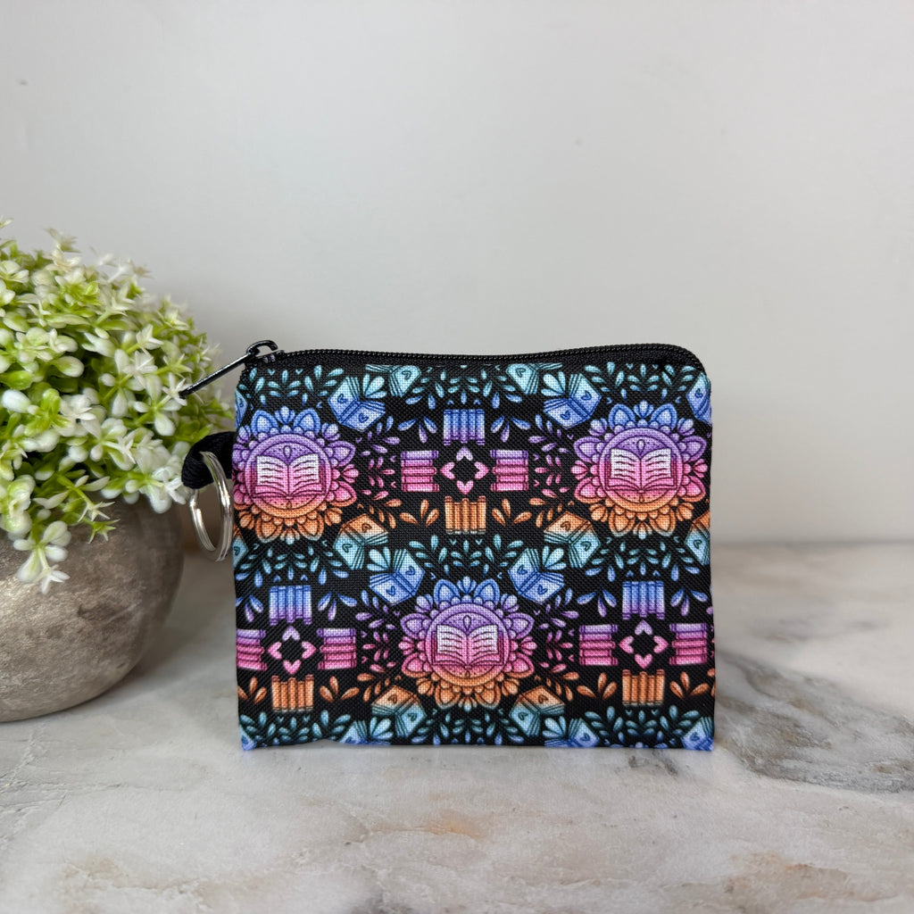 Mini Pouch - Book Mandala