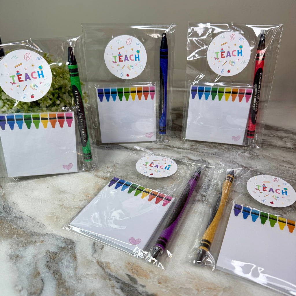 Bundled Set - Crayon Teach Teacher