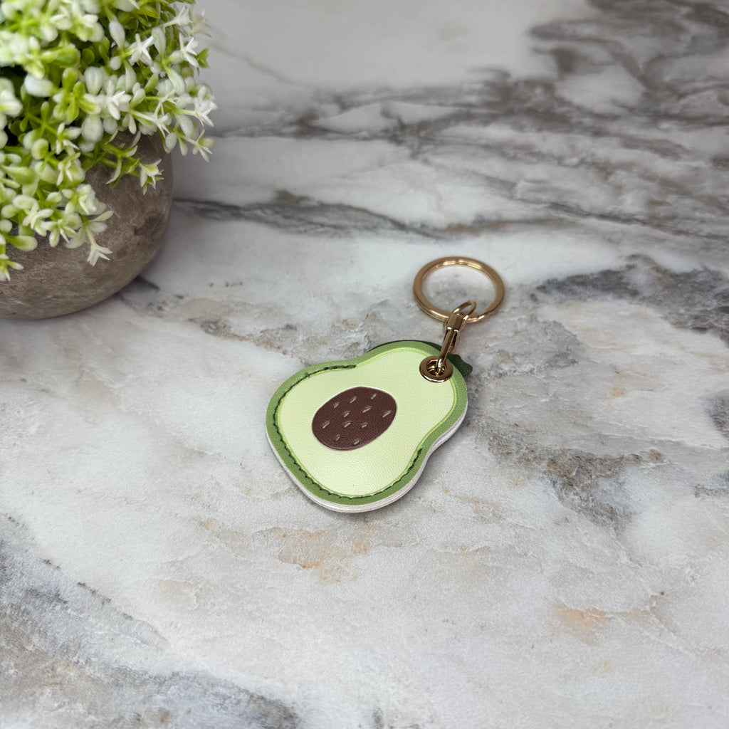 Keychain - Faux Leather Fruit