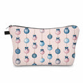 Pouch - Christmas - Pink Blue Ornament