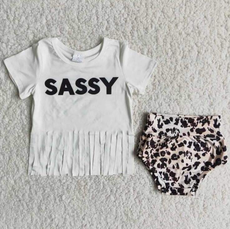 Sassy bummie set