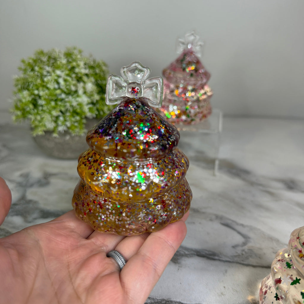 Squishy Toy - Christmas Glitter Tree