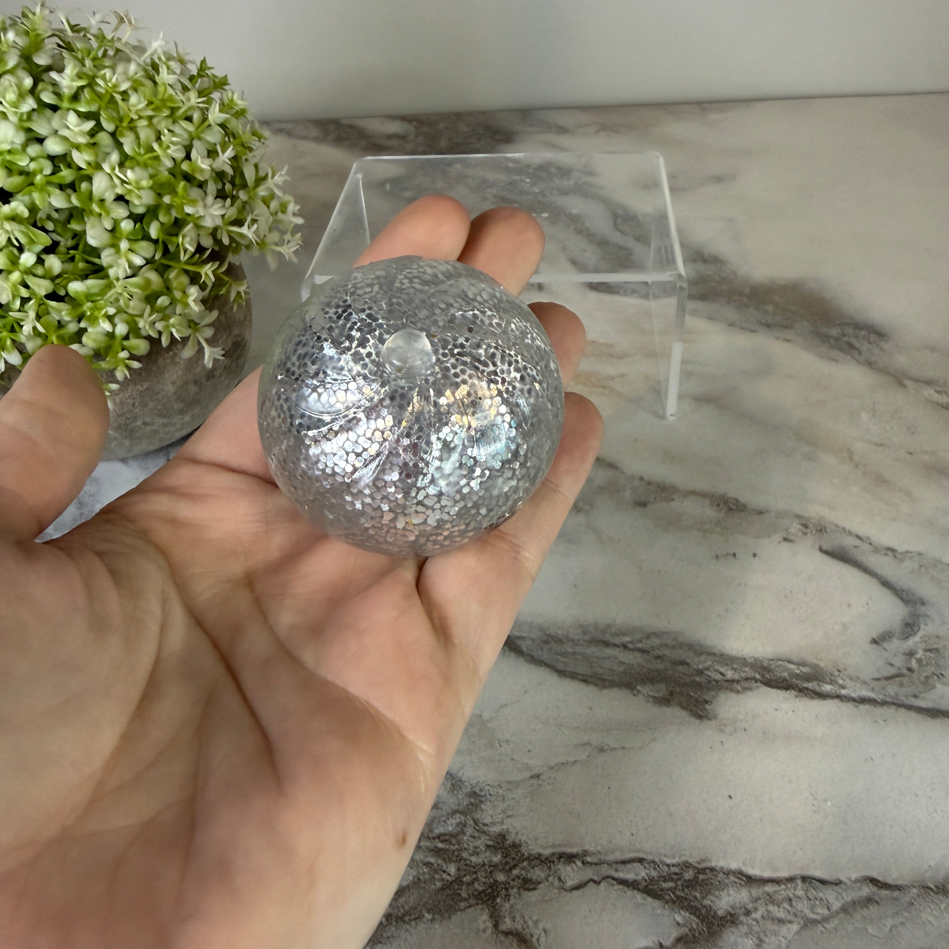 Squishy Toy - Mini Dumpling, Quick Glitter + Water Bead