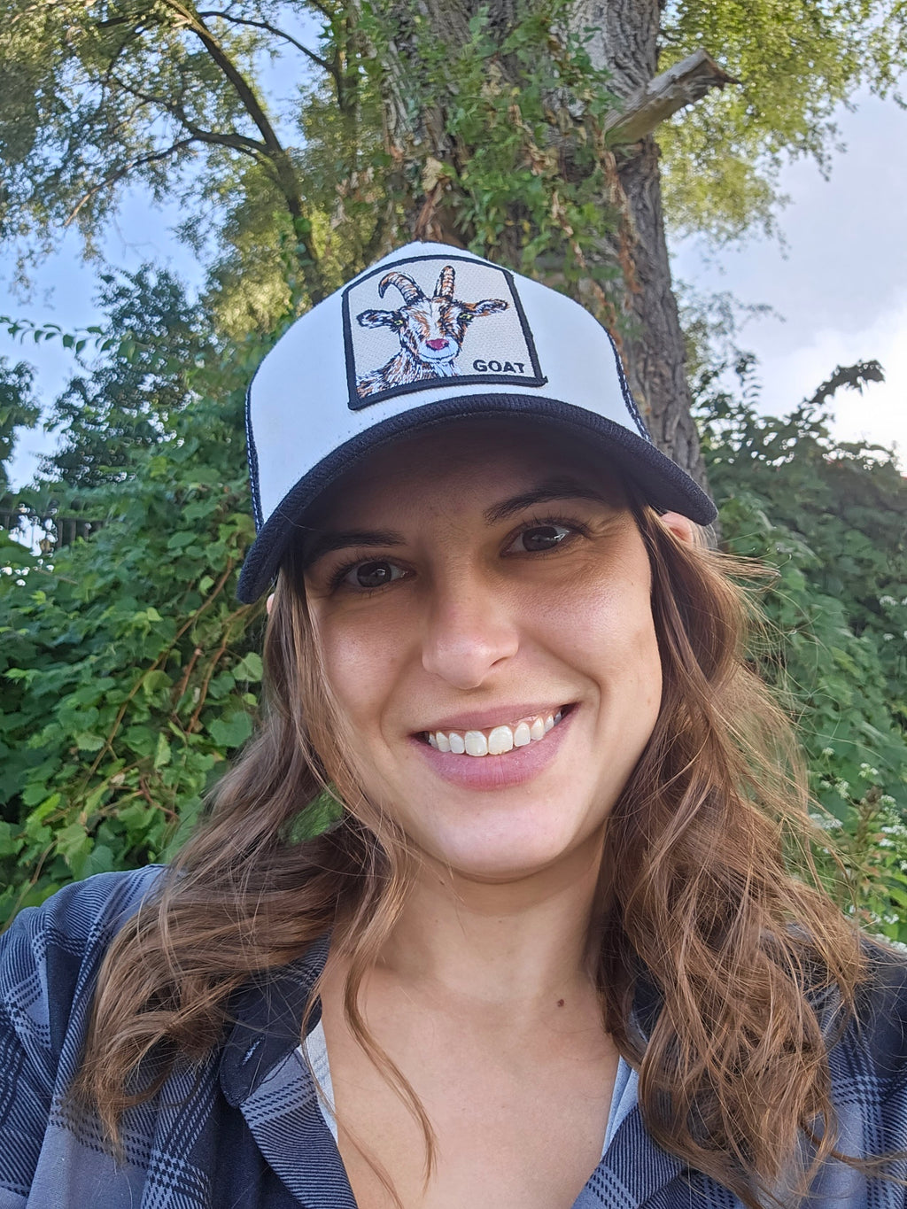 Goat Hat - Black/White