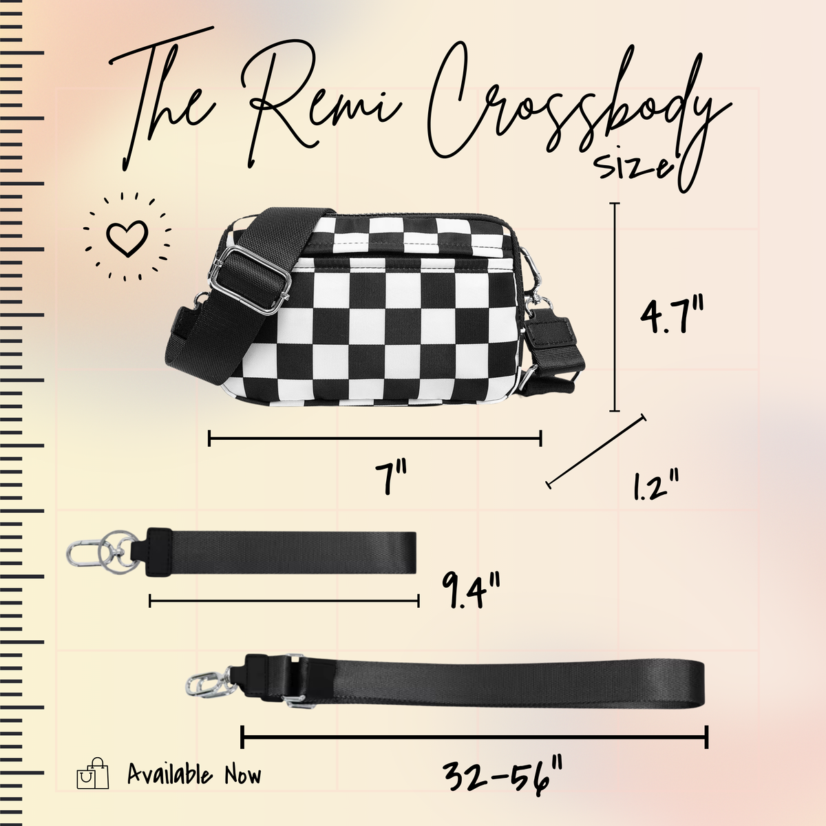 Remi - Nylon Crossbody Solid