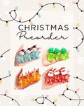Squishy Toy - Christmas Glitter Characters - PREORDER