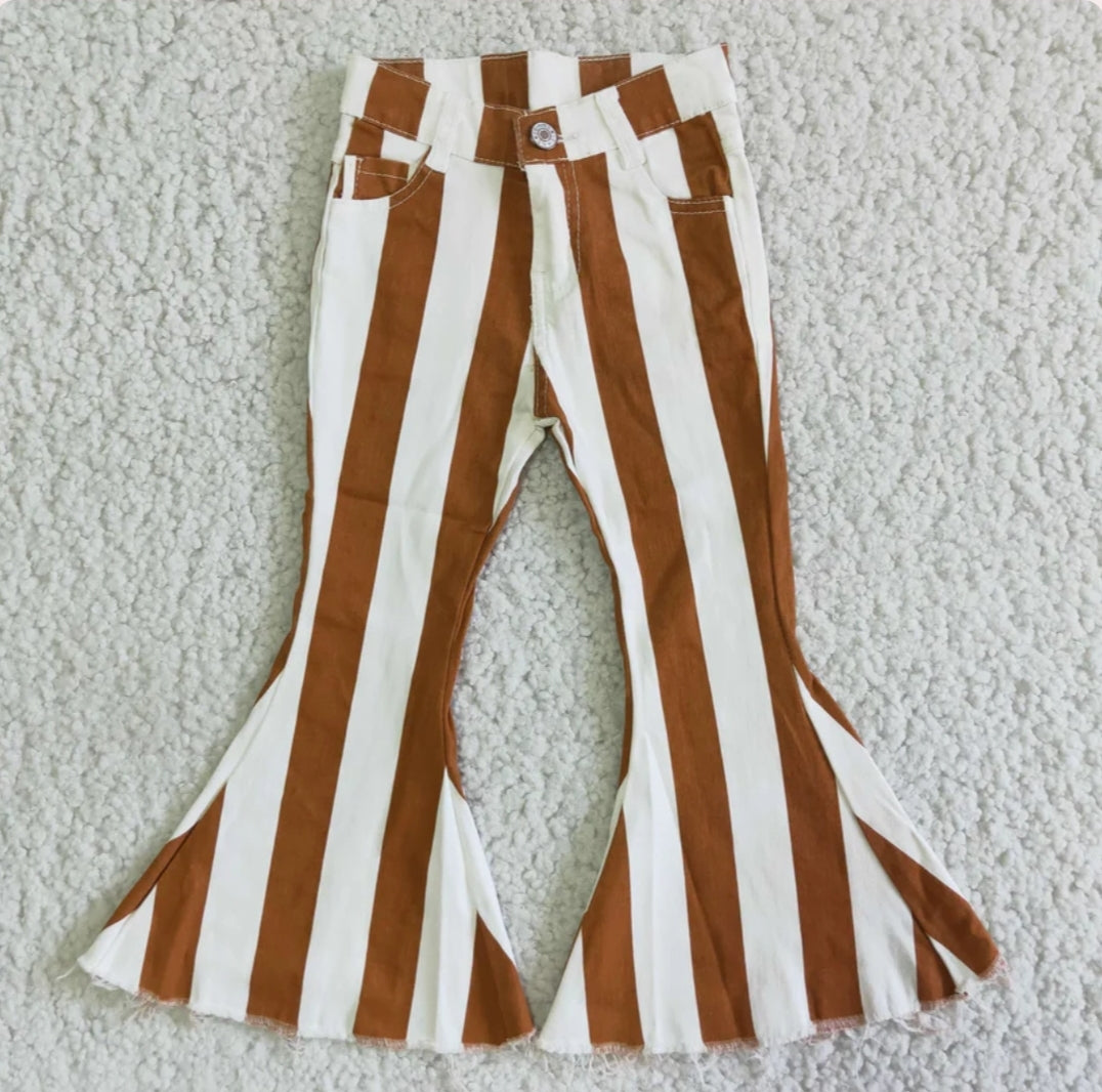 Stripe bell bottoms