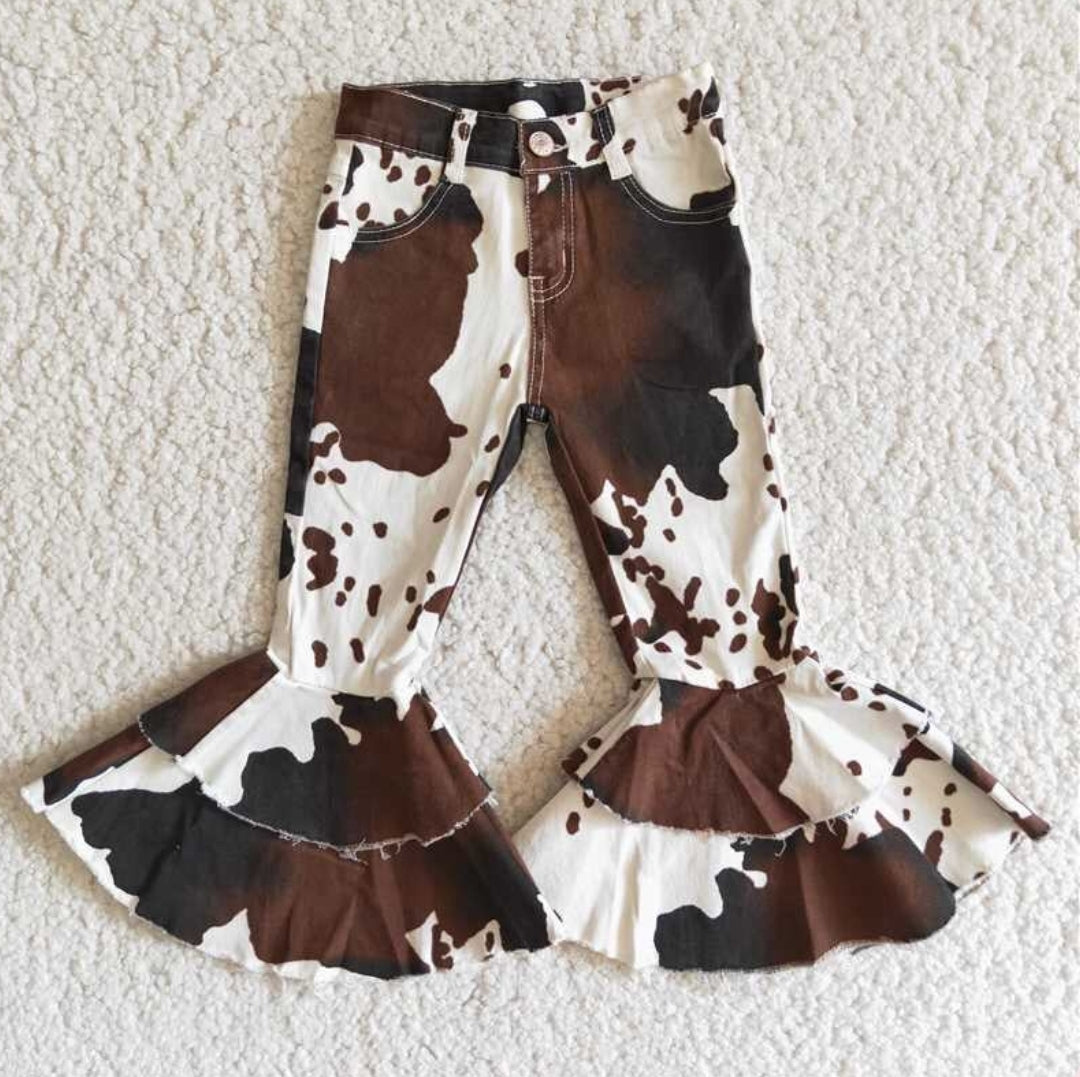 Cow double bell bottoms
