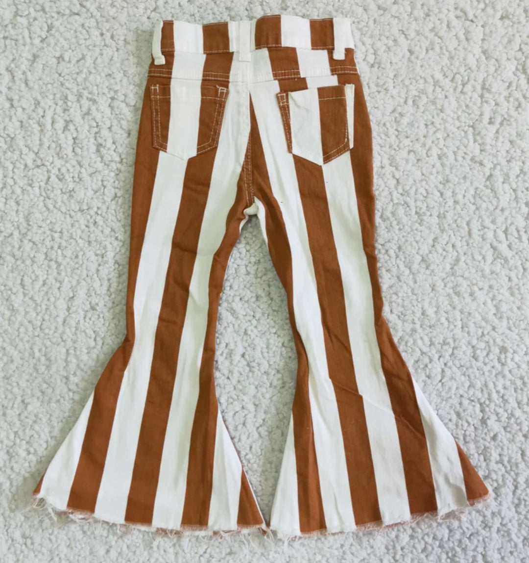 Stripe bell bottoms