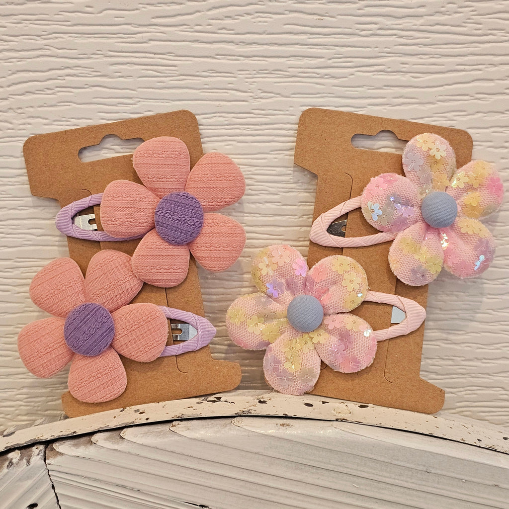 Flower snapclip set