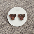 Highland cow earrings