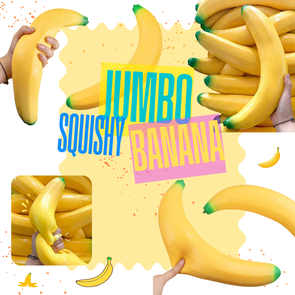 Jumbo banana squishy *preorder*