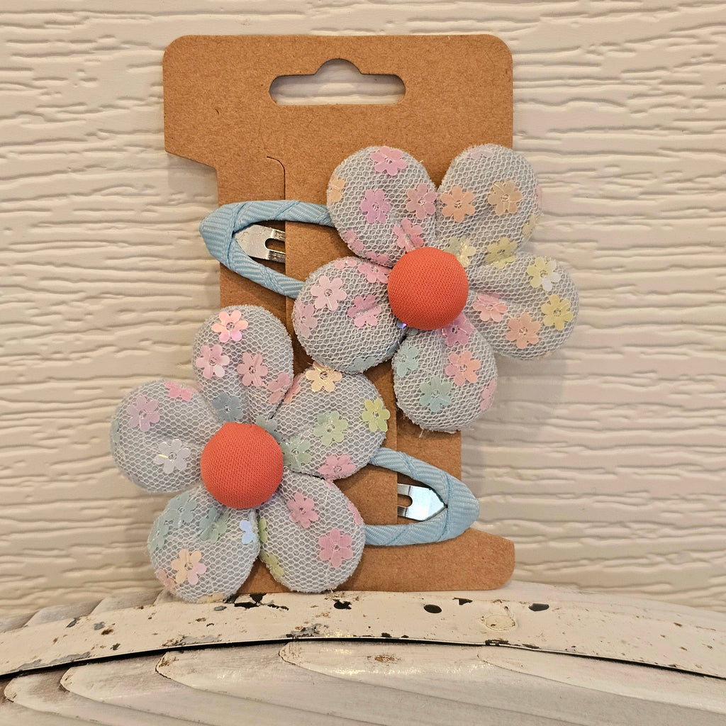 Flower snapclip set